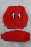 1-9 Aylık Peluş Bebek Takım Kırmızı