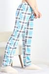 Süprem Pijama Altı Mavikareli